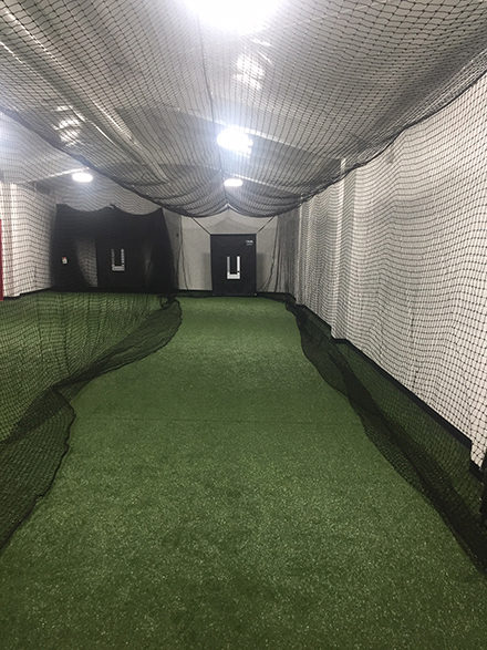 Indoor Batting Cage Installation 2