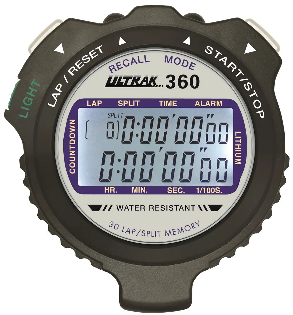 Ultrak #360 LED Backlight 30 Memory Stopwatch