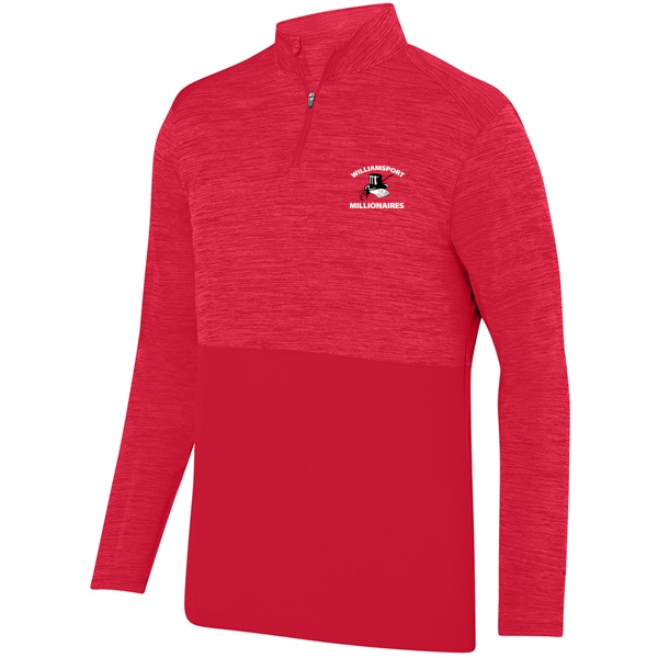 Williamsport Millionaires Adult Shadow Tonal Heather Quarter-Zip