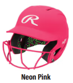 Rawlings Coolflo Max Highlighter Fastpitch Helmet