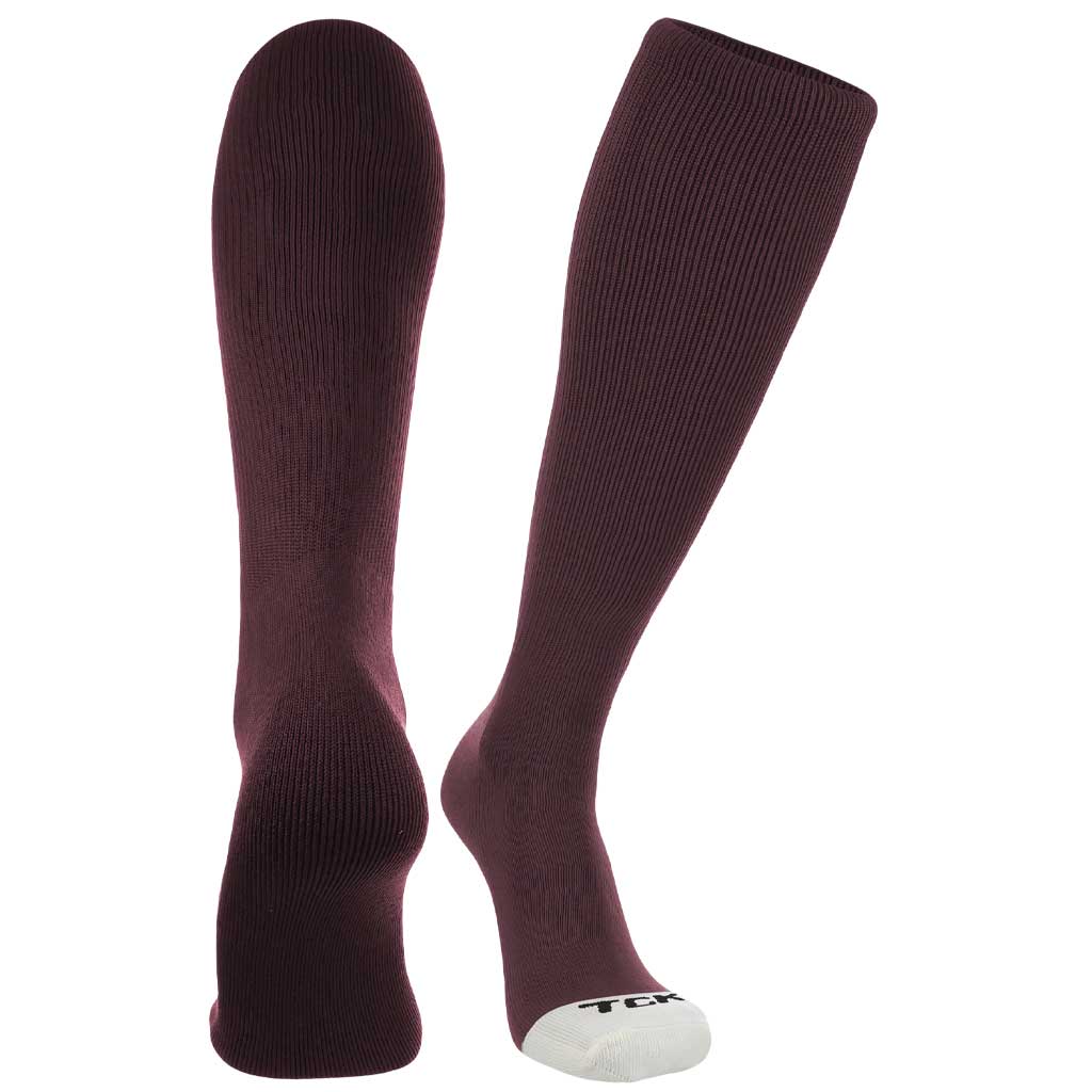 4 Paires Chaussettes Baseball Twin City 2-en-1 Taille 10.5-11 - Rouge Et Blanc