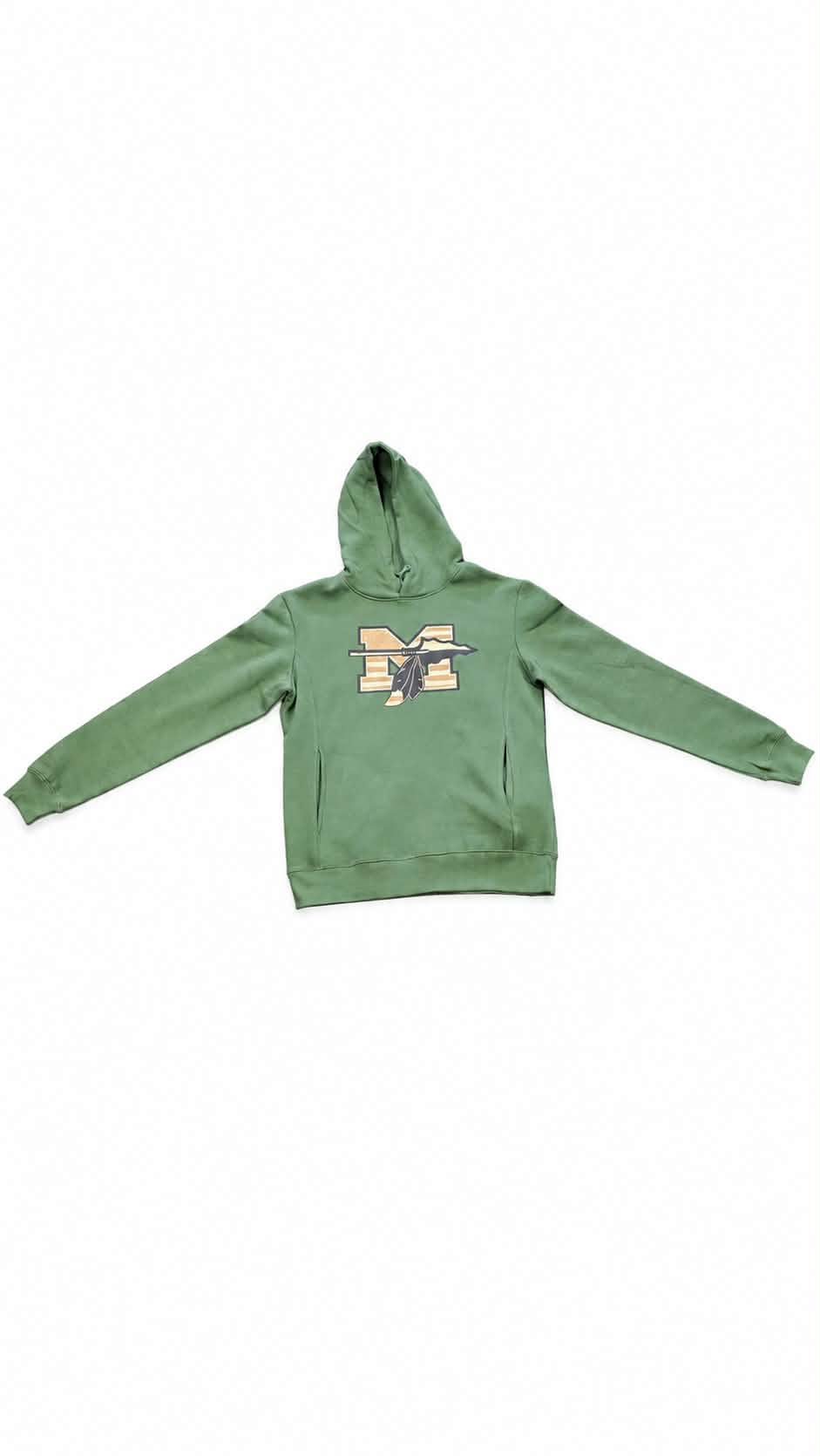 Local Schools Threadfast Army Green Sweatshirts