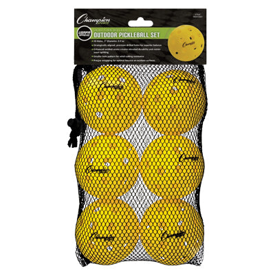 Champion Sports Injection Molded Outdoor Pickleball Set